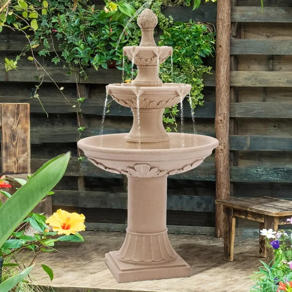 48.4" H Waterfall Fountain