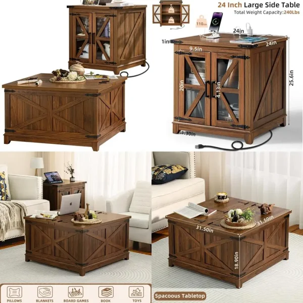 Coffee and End Table Set