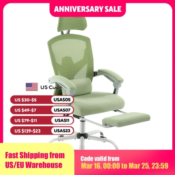 Ergonomic Reclining High Back Chair