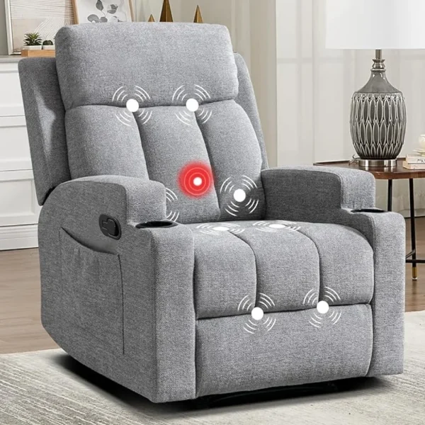 Recliner with Massage & Heat