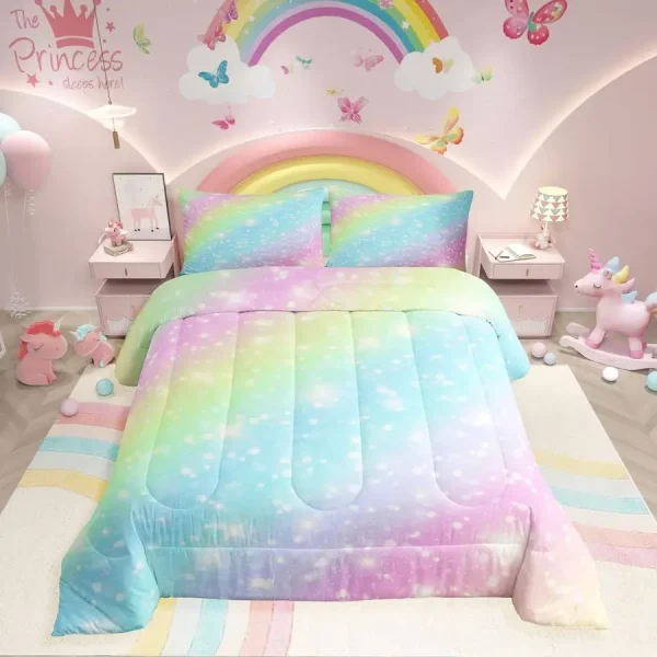 Tie Dye Pastel Comforter Set