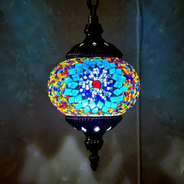 Moroccan Mosaic Ceiling Lamp