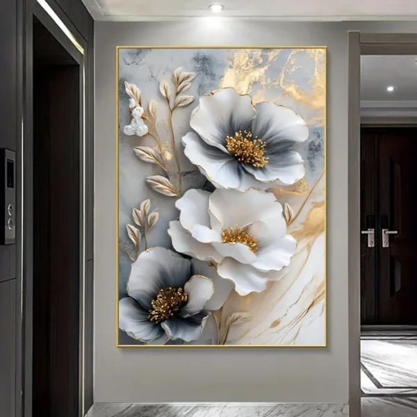 Modern Floral Mural